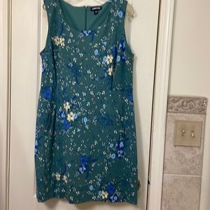 Lands End sleeveless floral dress ,size 16W, new without tags